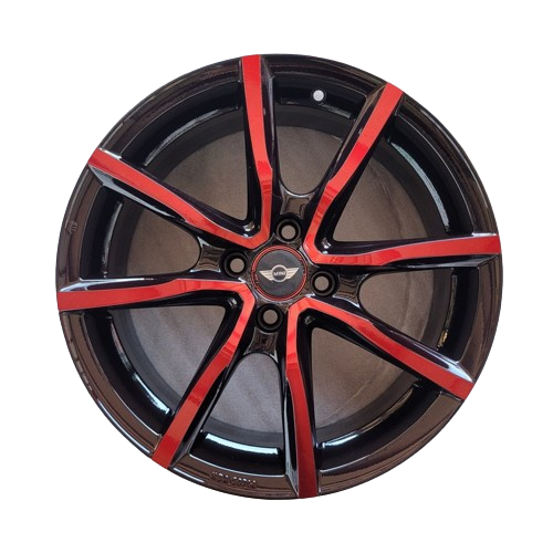 Cerchi in lega Mini One 17 Mak Milano4 Black and Red