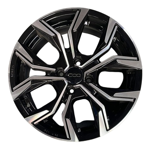 Cerchi Fiat 500 17 ELITE WHEELS EJ12 Vigor Nero Diamantato