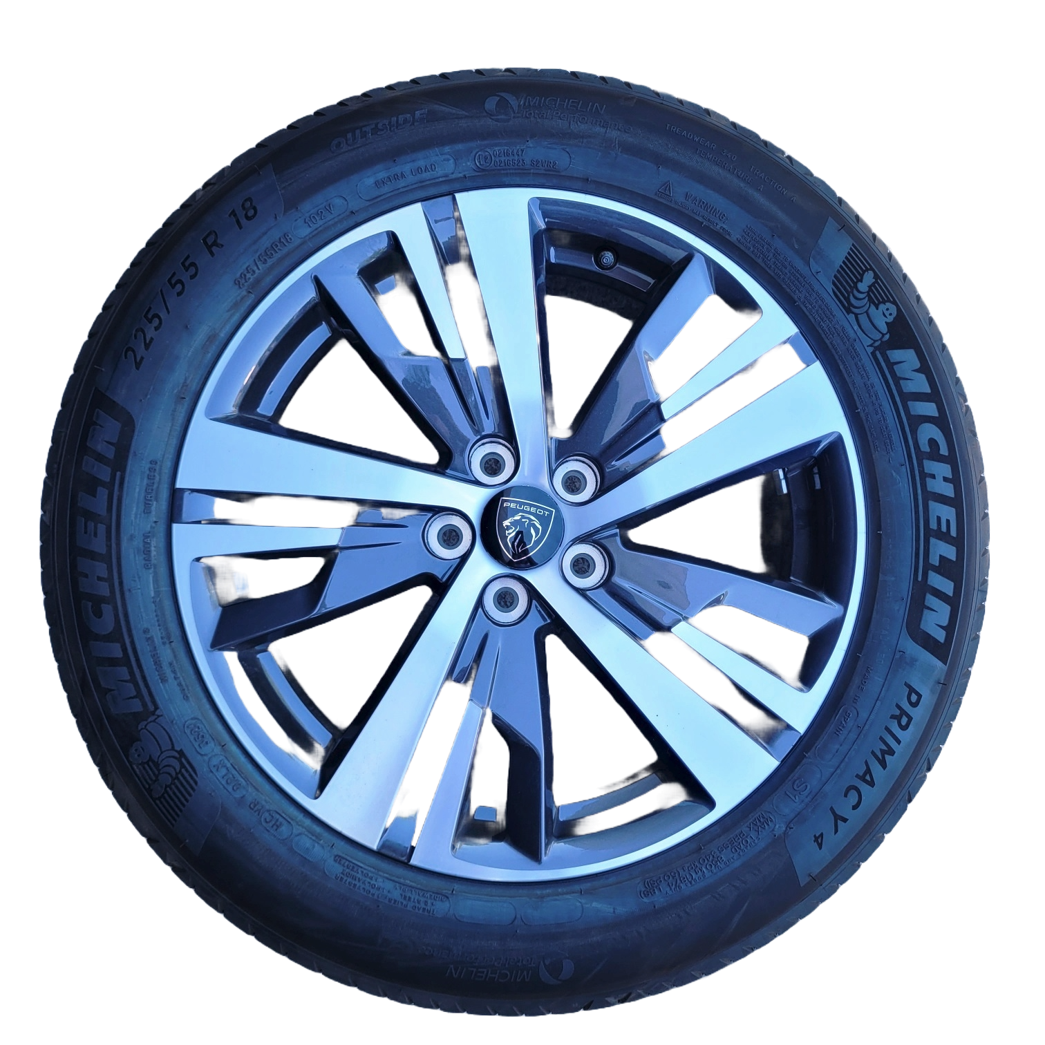 PG11 Cerchi in lega Peugeot 3008 18 e Pneumatici Michelin Primacy4 225 55